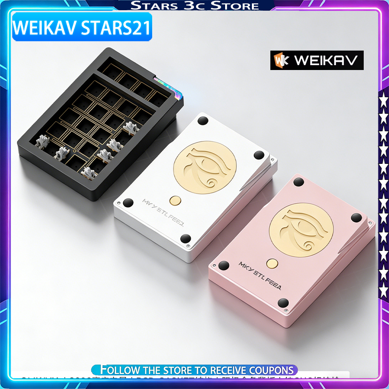 Laptop Accessories Productivity - WEIKAV Stars21pad Mini Mechanical Keyboard Aluminum