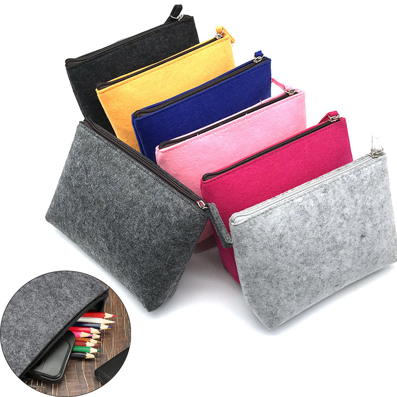 Laptop Accessories Productivity - Felt Digital Organizer Travel Cosmetic Bag