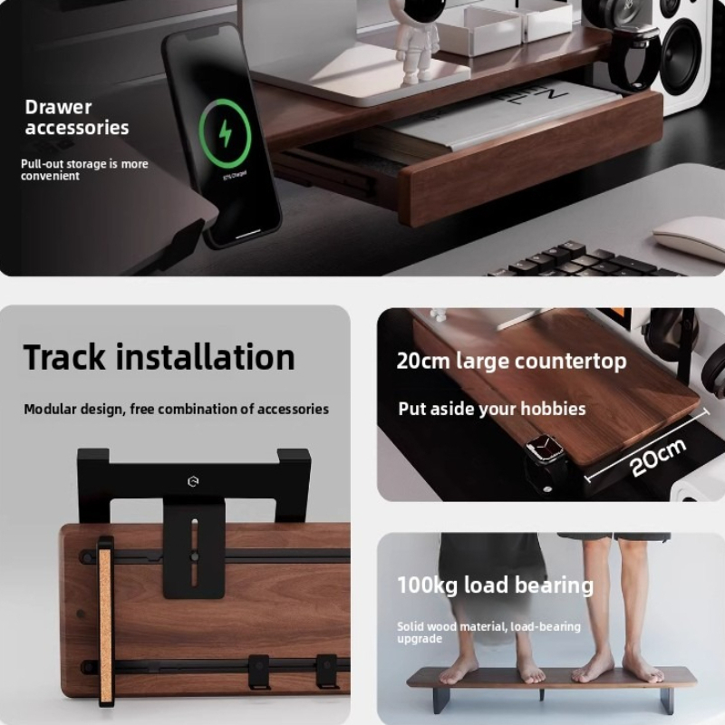 Laptop Accessories Productivity - Z3 Pro Accessory Monitor Metal Storage