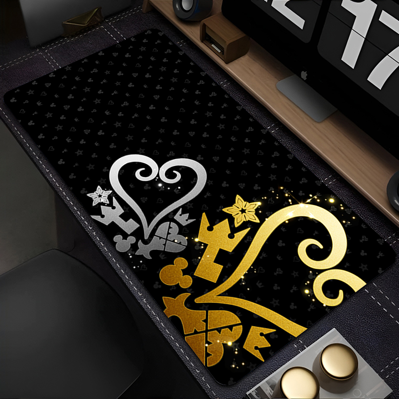Laptop Accessories Productivity - Black And White Anime Desktop Mat