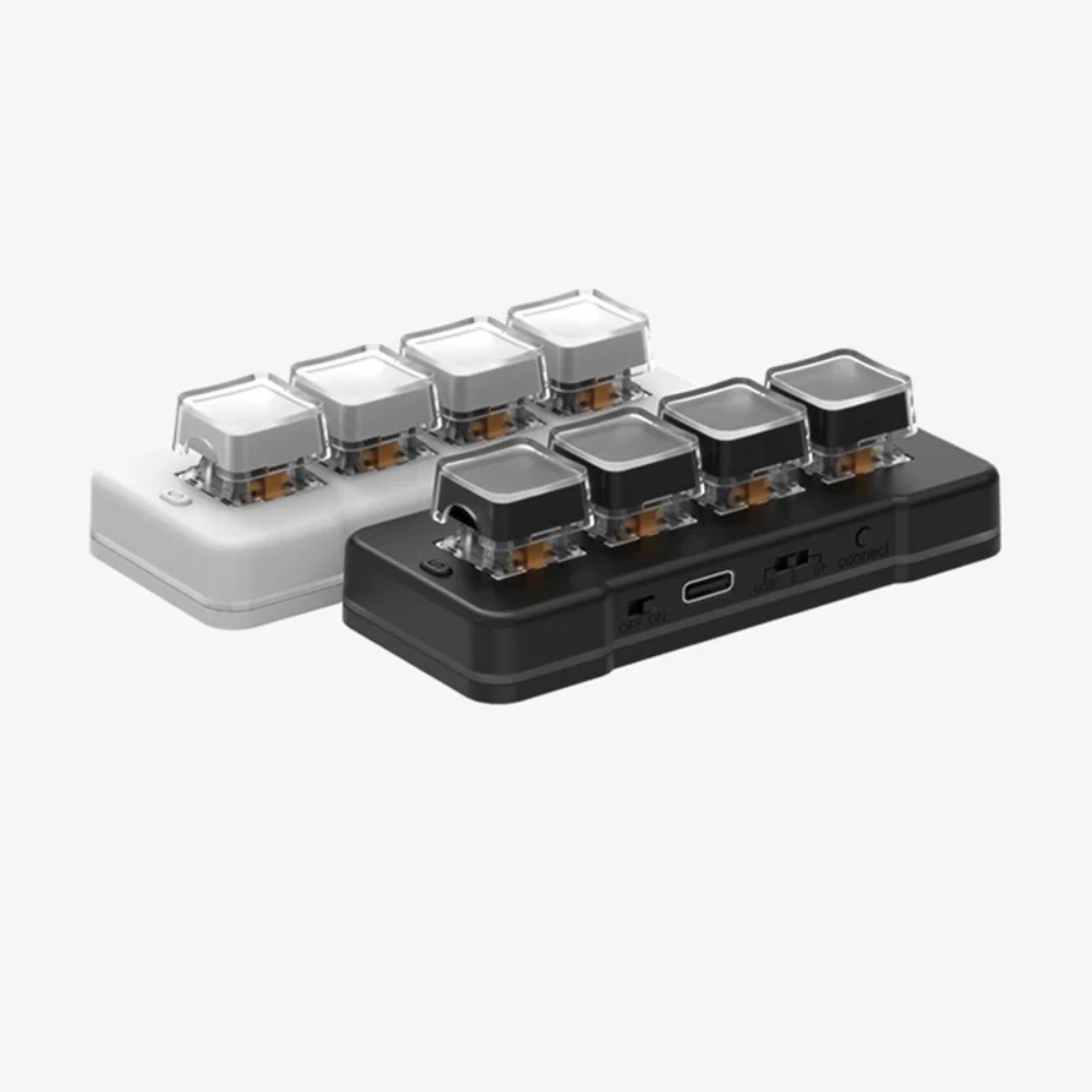 Laptop Accessories Productivity - MK424Pro 4-Key Wireles Mini Keyboard Customized