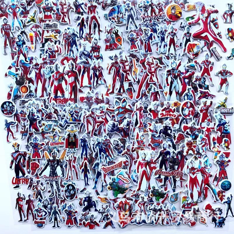 Good Laptop Accessories - 10pcs Cartoon Ultraman 3D Bubble Stickers