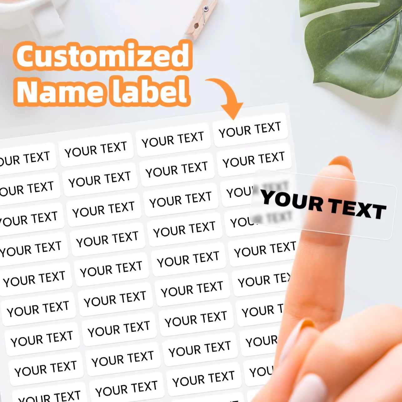 Laptop Accessories Name - 1-600PCS Custom Name Stickers, Personalized Waterproof