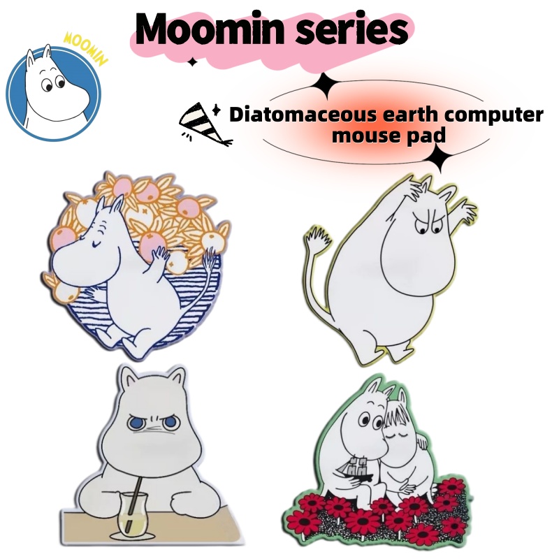 Cute Hippo Moomin Cartoon Diat - Laptop Accessories Kit recension och pris