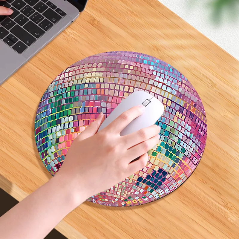 Rubber Round Pink Disco Ball M - Laptop Accessories Productivity recension och pris