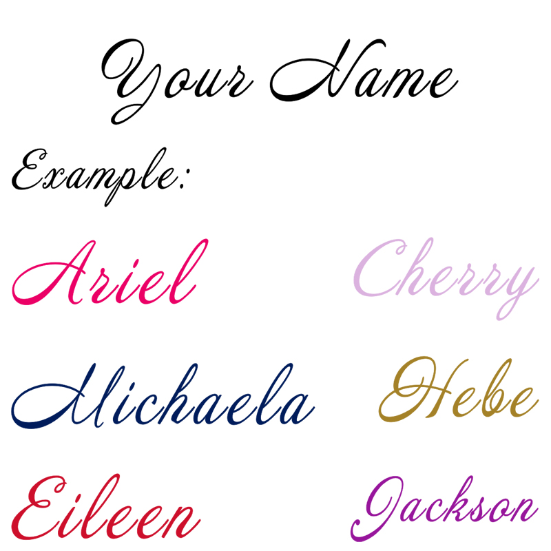 YOUR NAME Vinyl Decal Sticker  - Laptop Accessories Name recension och pris