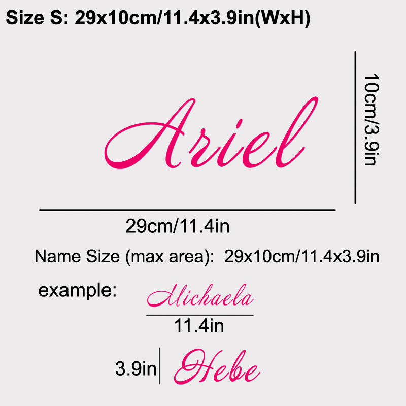 YOUR NAME Vinyl Decal Sticker  - Laptop Accessories Name recension och pris