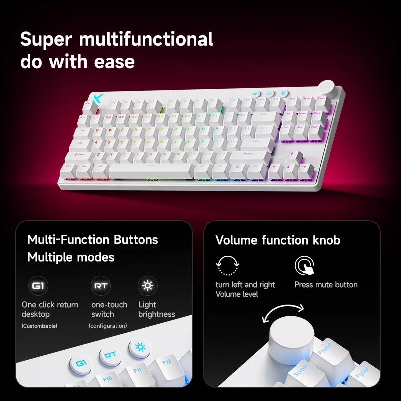 Mchose Mix87 Magnetic Swtich K - Laptop Accessories Productivity recension och pris