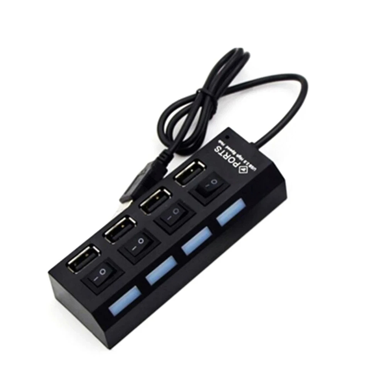 4-Ports USB 2.0 Hub Extension  - Laptop Accessories Kit recension och pris