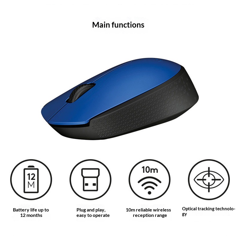 Logitech M170 Soft Business Mo - Laptop Accessories Productivity recension och pris