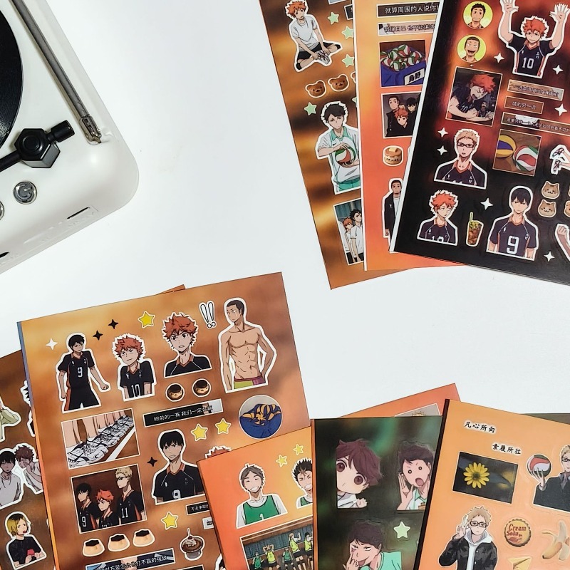 8pcs/set Haikyuu Anime Periphe - Laptop Accessories Kit recension och pris