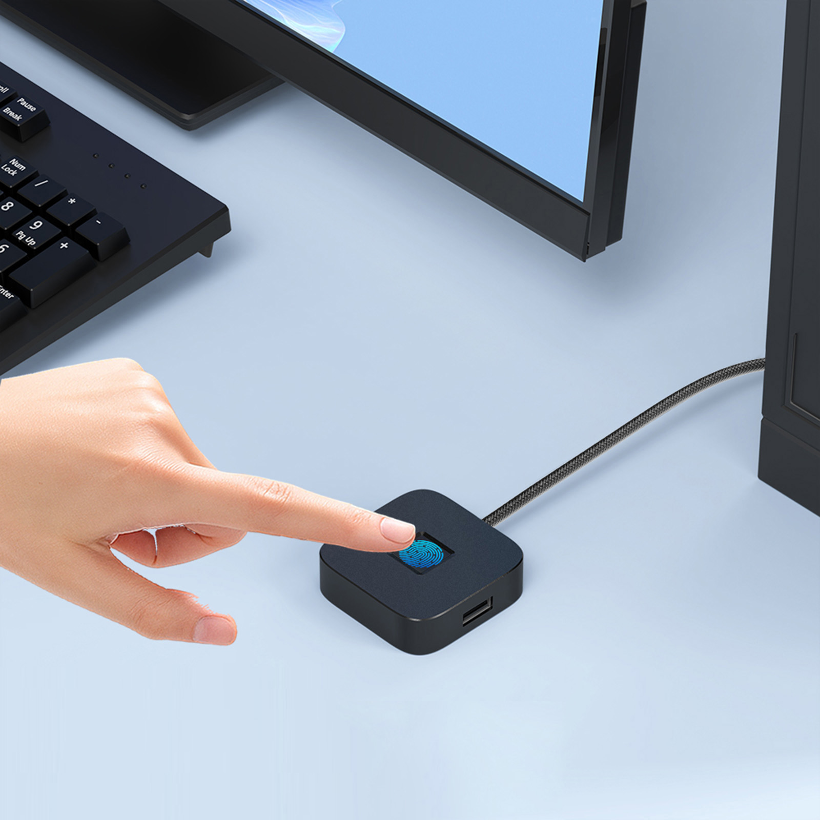 Fingerprint Scanner with USB H - Fingerprint Reader Usb recension och pris
