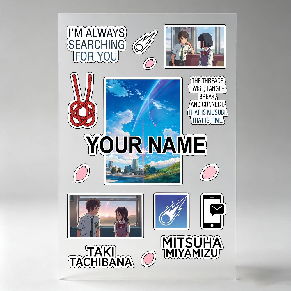 Anime Your Name Mitsuha Movie  - Laptop Accessories Name recension och pris