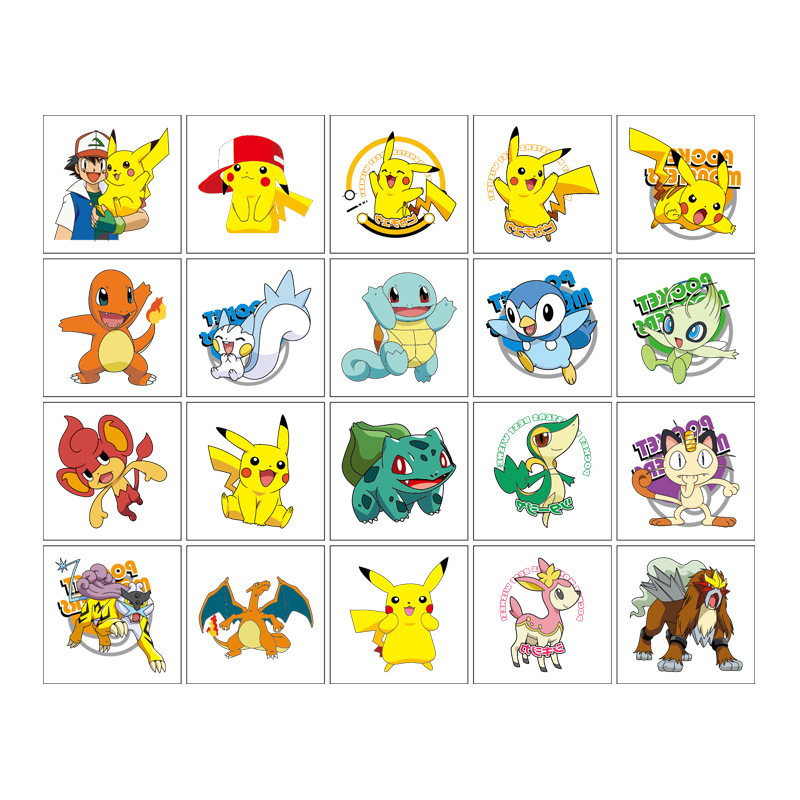 5*5cm 20pcs Pokemon Pikachu Ta - Laptop Accessories Kit recension och pris