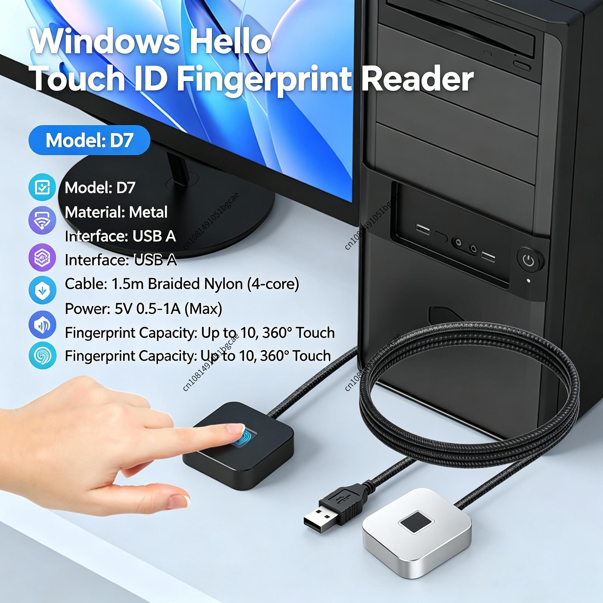 USB Fingerprint Reader with 5f - Fingerprint Reader Usb recension och pris