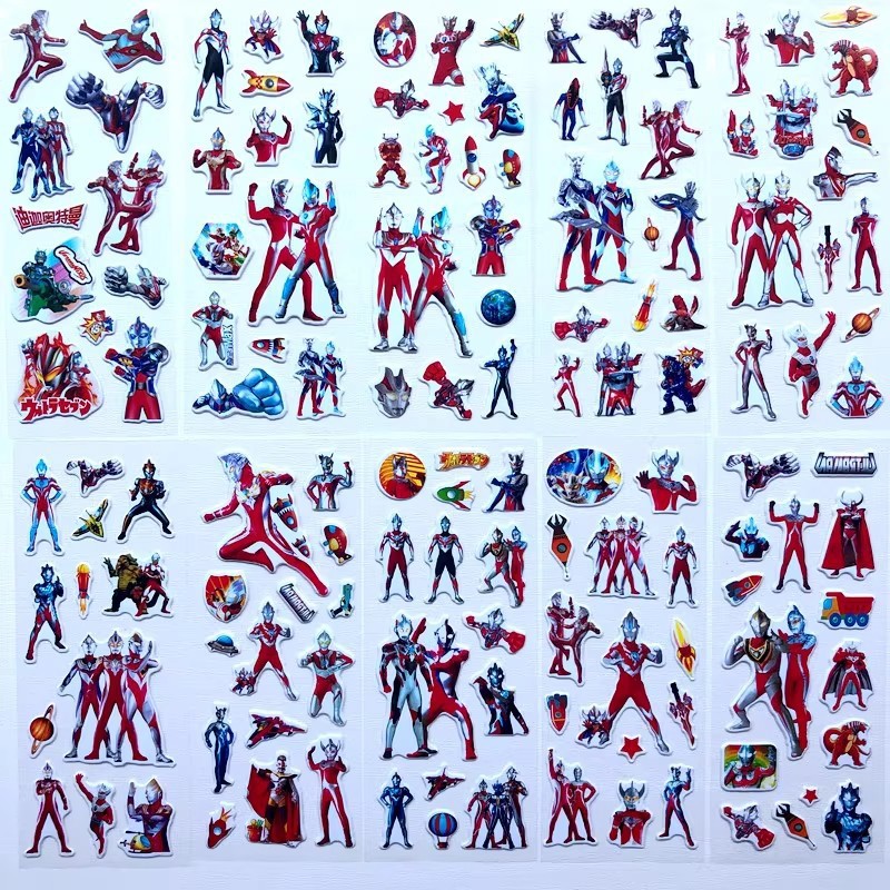 10pcs Cartoon Ultraman 3D Bubb - Good Laptop Accessories recension och pris