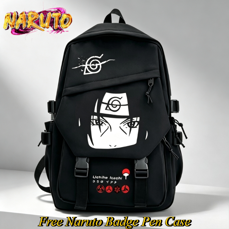 NARUTO Cartoon Backpack Two-di - Laptop Accessories Kit recension och pris